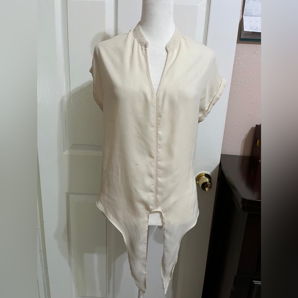 (21) Chic Cream Women's Blouse